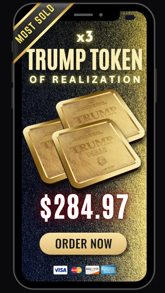Trump Token of Realization 3 token pack $284.97