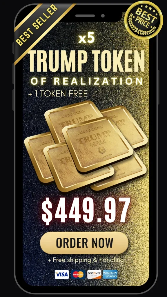 Trump Token of Realization 5 plus 1 free bundle $449.97 free shipping